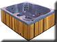 Natural Cedar Hot Tub Spa Cabinet