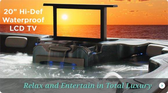Hot Tubs with TV, Outdoor hot tubs